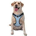thumbnail image 1 of Wukai Harnais pour Animaux avec Tête de Bouledogue Français, Gilet avec Laisse pour Animaux - Boucle Réglable, Design Réfléchissant, Accessoires pour Animaux Adaptés aux Petits, Moyens et Grands Chiens - Très Grand, 1 of 6