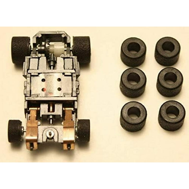 Durable 6 Rear Tires For Tyco 440X2 Slot Car High Performance Walmart