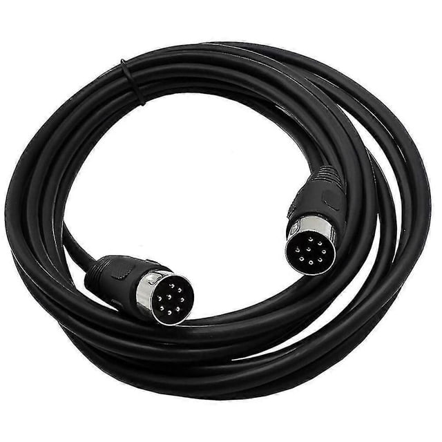 8 Pin Din Male To Male Speaker Audio Cable Adapter For Surveillance Automotive Computers Television