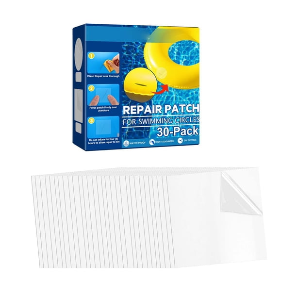 de reparación de parches inflables 30x, de reparación de parches de piscina de TPU, 6x6cm, herramienta de reparación de parches de piscina Soledad Parches de reparación de parches de piscina