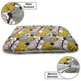 thumbnail image 3 of Botanical Pet Bed, Pattern of Leaves and Figs on Branches Meadow Scene Art, Chew Resistant Pad for Dogs and Cats Cushion with Removable Cover, 24" x 39", Earth Yellow Blush and White, by Ambesonne, 3 of 4