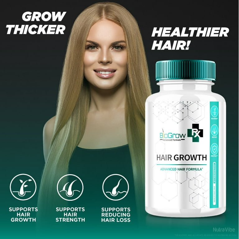 BioGrow Hair Growth Supplement, BioGrowRx Advanced Hair Care