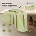 thumbnail image 5 of HEIRLOOM COMFORT Lemon Green Honeycomb Cloth Napkins Set of 6, 16x16 Inch, 100% Cotton, Absorbent & Durable, Reusable, Washable Table Napkins for Dinner, Lunch, Events, Restaurants, and Daily Use, 5 of 6