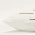 thumbnail image 4 of Rizzy Home Ivory/Brown 20"X20" Geometric Woven Poly Filled Throw Pillow, 4 of 5