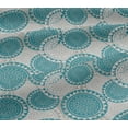thumbnail image 4 of oneOone Cotton Jersey Teal Blue Fabric Floral Mandala Block Dress Material Fabric Print Fabric By The Yard 58 Inch Wide, 4 of 4
