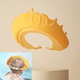 thumbnail image 1 of Gorro para de cabello de bebé, gorros de , protectores de oídos, reutilizables, impermeables para pequeños amarillo CUTICAT Sombrero de baño ajustable, 1 of 8