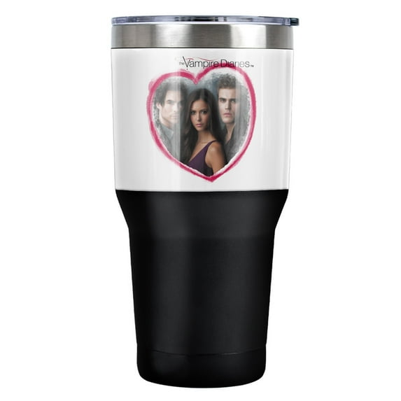 Vampire Diaries Girls Choice Stainless Steel Tumbler 30 oz Coffee Travel Cup, Vacuum Insulated & Double Wall with Leakproof Sliding Lid