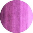 thumbnail image 1 of Ahgly Company Indoor Round Abstract Purple Modern Area Rugs, 8' Round, 1 of 4