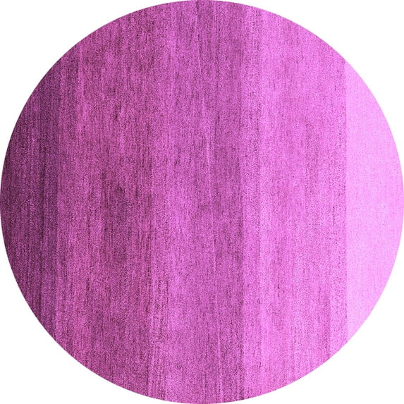 Ahgly Company Indoor Round Abstract Purple Modern Area Rugs, 8' Round