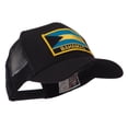 thumbnail image 5 of North and South America Flag Letter Patched Mesh Cap - Bahamas OSFM, 5 of 5
