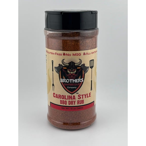 Brothers Barbeque Company's Carolina style barbecue dry rub 12 oz