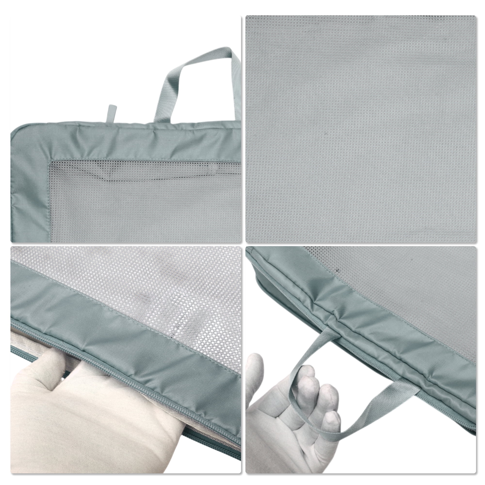 Unique Bargains Durable Packing Cube 1 Piece Travel Organizer Gray 17.72"x4.72"x12.99"