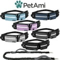 thumbnail image 7 of PetAmi Hands Free Dog Leash, Dog Running Leash Belt Bag for Walking, Jogging, Dog Waist Double Zipper Pouch with Poop Bag Dispenser, Dual Padded Handles Reflective Bungee Leash, Single, 7 of 7