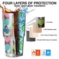 thumbnail image 7 of 30oz Boston Terrier Tumblers Stainless Steel Tumbler with Lid and Straw,Vacuum Insulated Double Wall Travel Tumbler Cups Mug with Cleaning Brush for Coffee,Tea, 7 of 7