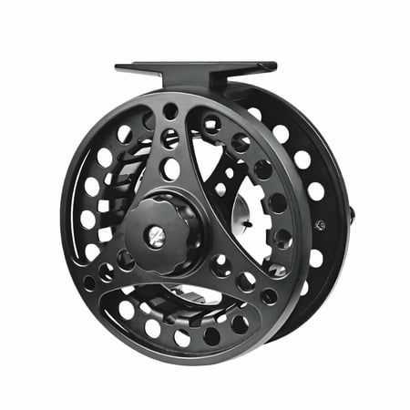 BESTSKY Fly Fishing Reel 2+1 Beas 5/6 7/8 9/10 Weights Aluminum Alloy Body Spool 95mm Black