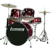 Ludwig Accent Series Complete Drum Set Wine