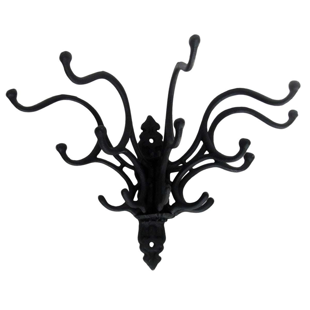Hats or PLANTS 2 Cast Iron Victorian Style Hook ideal for Coats 