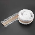 thumbnail image 4 of Rollo De Yute, Cinta De Ganchillo De Yute Natural Blanco De 10 M Con Encaje En Forma De Corazón, Arpillera De 5 Cm De Ancho Para Boda Boda De Navidad. Afortunado Sencillez, 4 of 5