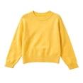 thumbnail image 3 of KyCheLot Boys' Girls' Knitted Sweaters Solid Color Crew Neck Long Sleeve Pullover Sweaters Comfy Everyday Tops, 3 of 6
