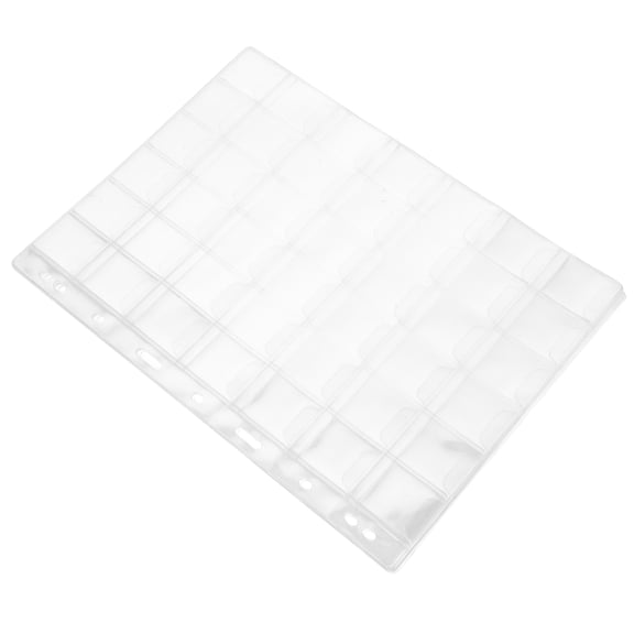 WRISTBIQUE 10 Sheets of Coin Collecting Supplies Transparent Plastic for Hobbyists