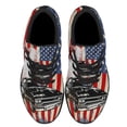 thumbnail image 2 of Muscle Car American flag Shoes Sneakers Black Size 11, 2 of 7