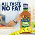 Kraft Zesty Italian Fat Free Salad Dressing, 16 fl oz Bottle
