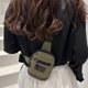 thumbnail image 5 of Bolso de pecho multifuncional y sencillo, adecuado para viajes al aire libre, bolso bandolera, mochila de viaje, mini bolso para teléfono móvil, bandolera de poliéster., 5 of 6