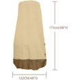 thumbnail image 2 of Garden Fountain Cover, Water Resistant,reusable, Oxford Cloth Cover, 2 of 5