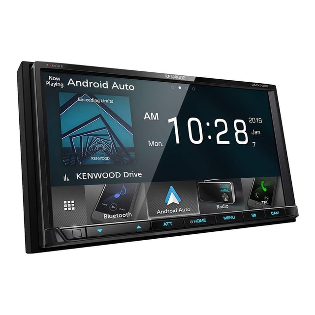 Kenwood DMX706S Receptor de medios digitales con CarPlay con cable (renovado)