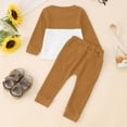 thumbnail image 4 of Jamsmile Toddler Boys Outfit Sets Two Tone Long Sleeve Crewneck Pullovers And Pants Outfits 2pcs Little Boys Casual Playwear, 4 of 7