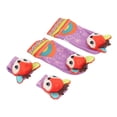 thumbnail image 1 of Adorable Baby Wrist Rattles Toy Colorful Pattern Soft Foot Finder Socks Set for Early Development, 1 of 7