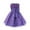 Purple, variant on Odeerbi 2025 Children Dress Girls Sleeveless Princess Dress Bow Tie Lace Flowers Mesh Dress Tufted Dress
