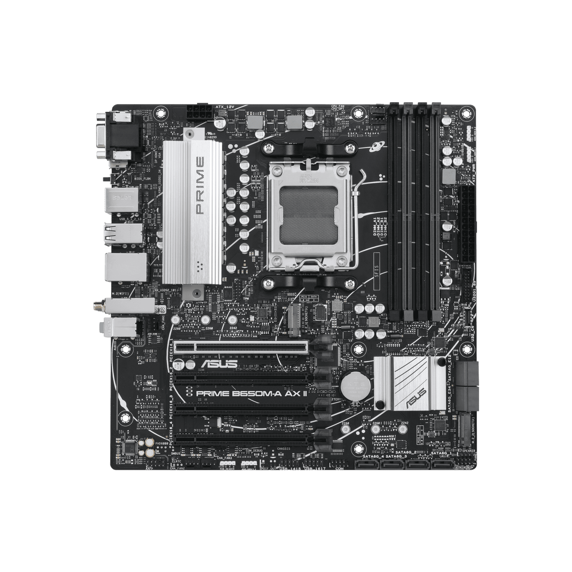 Asus Prime Gaming Desktop Motherboard - AMD B650 Chipset - Socket AM5 - Micro ATX (primeb650m-aaxii)