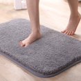 thumbnail image 1 of Alfombrilla de baño todo en uno, alfombrilla de baño lavable antideslizante, alfombrilla de baño esponjosa, alfombrilla de baño para bañera, ducha y dormitorio, 50 x 80 cm JFHHH pequeña, 1 of 5