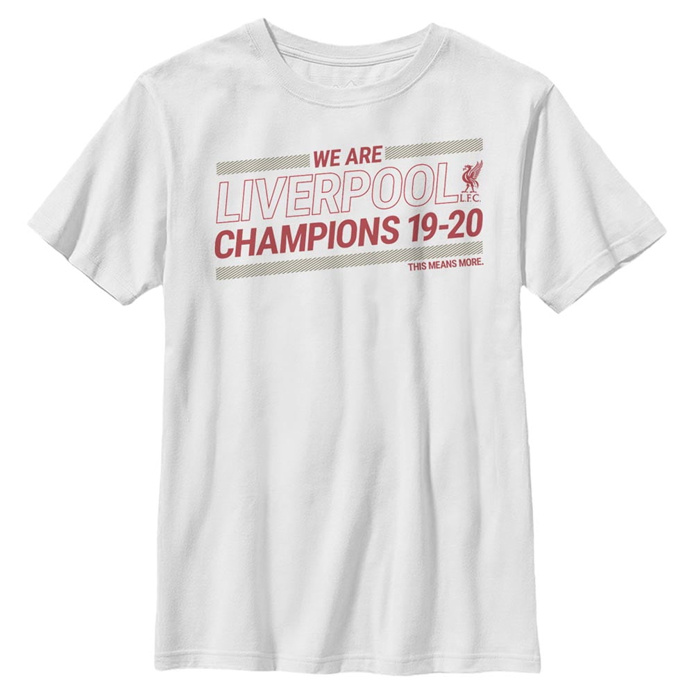 liverpool fc champions t shirt