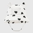 thumbnail image 4 of THDHVS Baby Sun Hat Toddler Infant Summer Sun Protection Fashion Print Outdoor Hat-hat Cute Bear Ears Sunscreen Hat Cap, 4 of 4