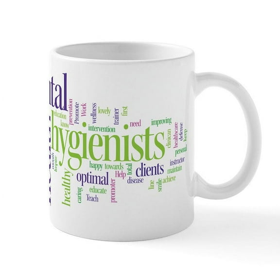CafePress - Dental Hygienists Mugs - 11 oz Ceramic Mug - Novelty Coffee Tea Cup