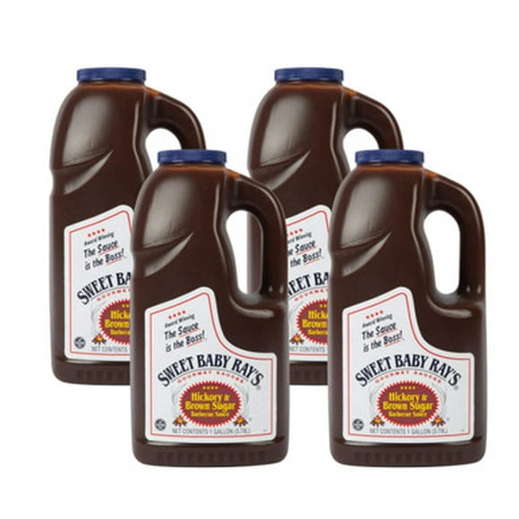Sweet Baby Ray's 1 Gallon Hickory & Brown Sugar BBQ Sauce - 4/Case