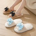 thumbnail image 5 of Vedolay House Slippers for Women Comfort Slippers Plush Lining Slip-On House Shoes for Indoor White,41, 5 of 5