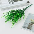 thumbnail image 5 of Gustave 8 Bundles Artificial Plants Fake Eucalyptus Stems Greenery No Fade Faux Plastic Plants for Vase Home Garden Verandah Indoor Outdoor Decor, 5 of 9