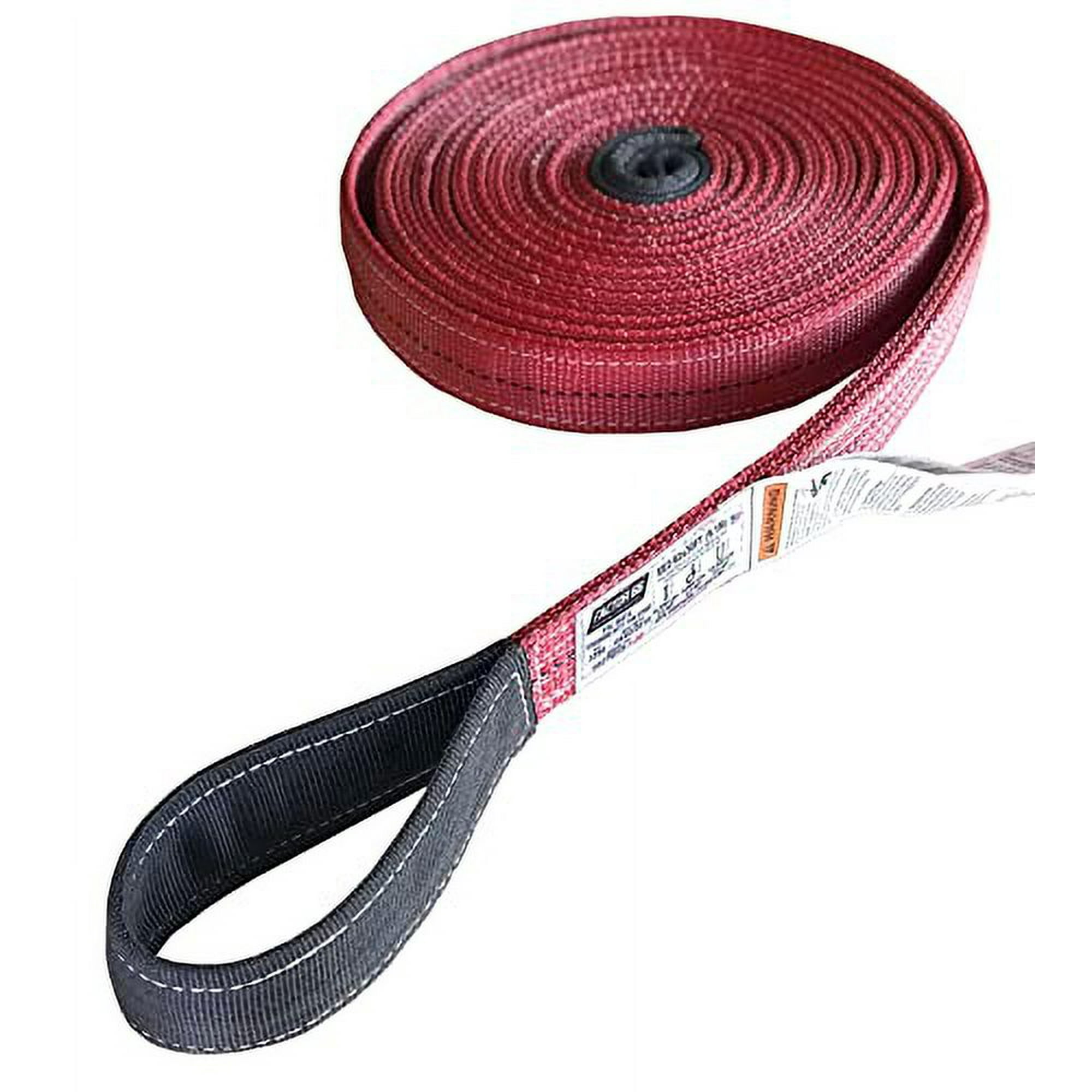 Factor 55 2" X 30' Tow Strap | 31,000 Lb Capacity Double Ply Polyester Strap | Made In USA (00074)