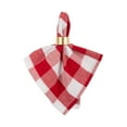 thumbnail image 2 of DII Red & White Buffalo Check Napkin (Set of 6), 20x20", 100% Cotton, 2 of 3