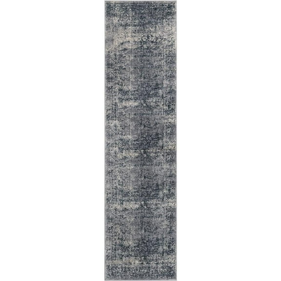 Unique Loom Chateau Collection Area Rug - Jefferson (2' 7" x 10' Runner Blue Gray/Beige)