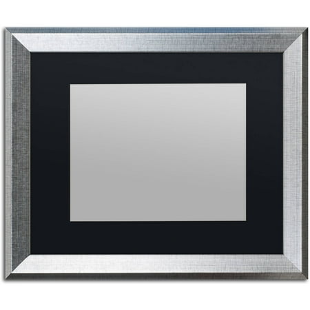silver 16x20 frame mat 11x14 frames duty heavy trademark fine walmart