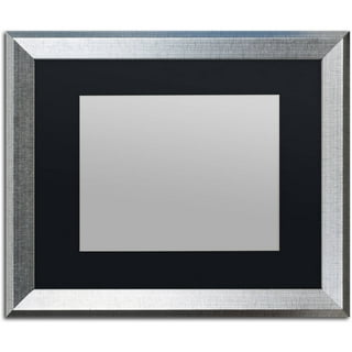 Pick & Mix 16x20 Matted to 11x14 Beaded Wall Frame, Silver