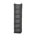 thumbnail image 1 of Household Essentials 66412 Linen 6 Shelf Hanging Closet Organizer, Gray, 1 of 10