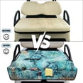 thumbnail image 3 of Uorisanigo Ocean Turtle Golf Cart Seat Covers Fits for EZGO, Club Car, Yamaha and More, Non-Slip Golf Cart Seat Towel Blanket with Storage Pockets Keeps Seats Comfortable and Clean, 3 of 6