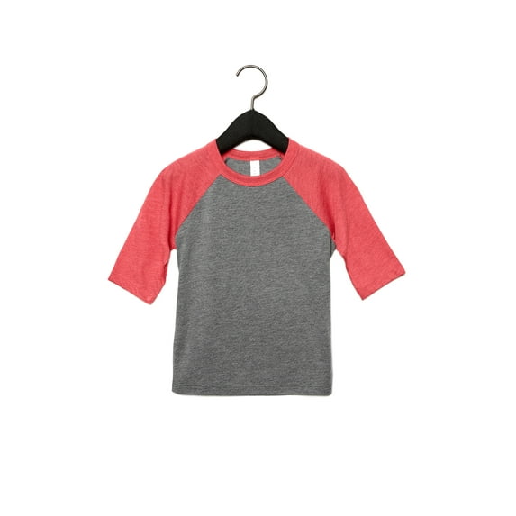 Bella + Canvas Toddler 3/4-Sleeve Baseball T-Shirt - 3200T