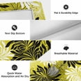 thumbnail image 5 of Yellow Black Flowers Outdoor Rug 4x6 Ft, Non Slip Washable Area Rug, Modern Abstract Blooms Floral Patio Rugs Carpet Runner, Large Floor Mat for Indoor/Outdoor Deck Porch Camping, 5 of 8