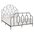 thumbnail image 2 of SAFAVIEH Paloma Metal Retro Bed Frame, Full, Black, 2 of 7